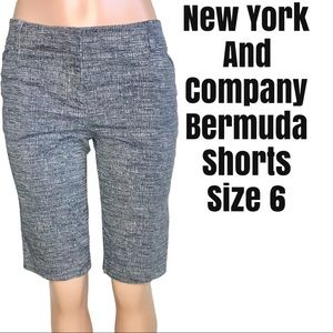 New York And Company Bermuda Shorts Size 6